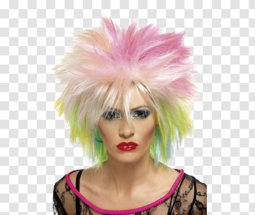 1980s Costume Party Wig Clothing - Fashion - Dressup Transparent PNG