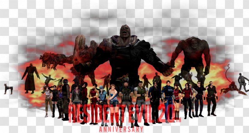 Desktop Wallpaper Character Fiction Computer - Team - Resident Evil 3: Nemesis Transparent PNG