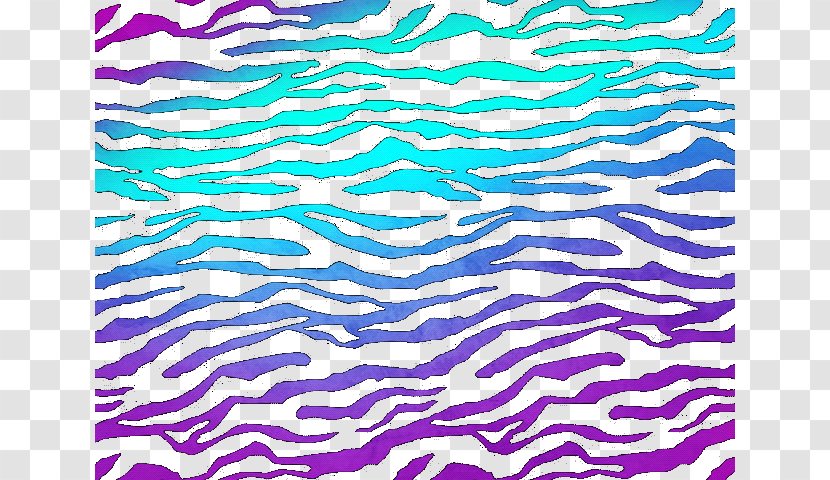 Zebra Desktop Wallpaper Blue Stripe Clip Art - Purple - Background Transparent PNG