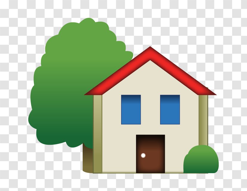 Emoji House Sticker IPhone Transparent PNG