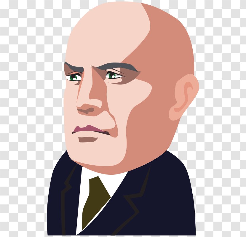 Benito Mussolini Clip Art - Chin Transparent PNG