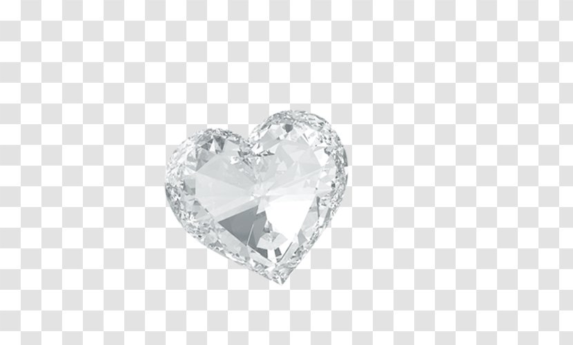 Crystal Diamond Heart Body Piercing Jewellery Screenshot - Creative Valentine's Day Transparent PNG