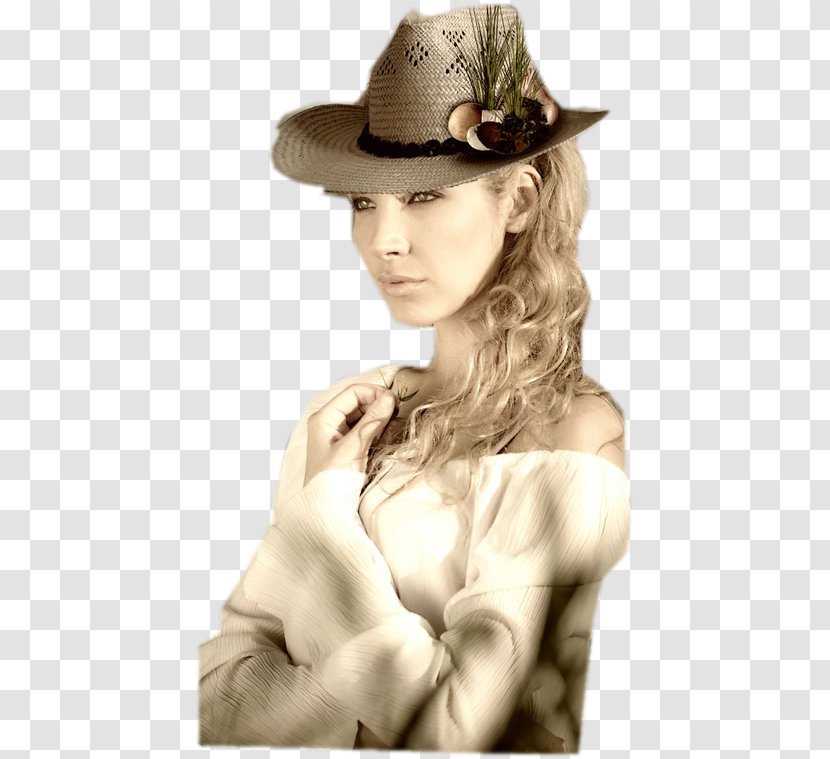 Woman With A Hat Painting All My Friends Part 2 - Watercolor Transparent PNG