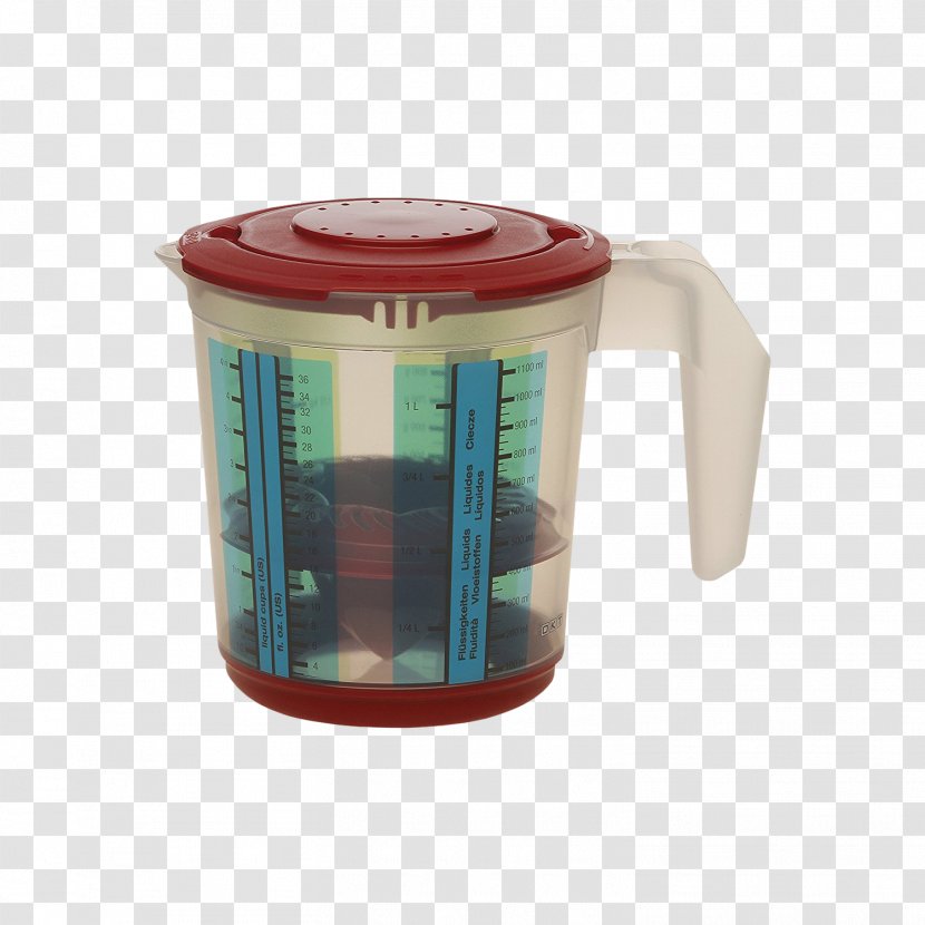 Measuring Cup Liter Mug Plastic - De - Matteo Transparent PNG