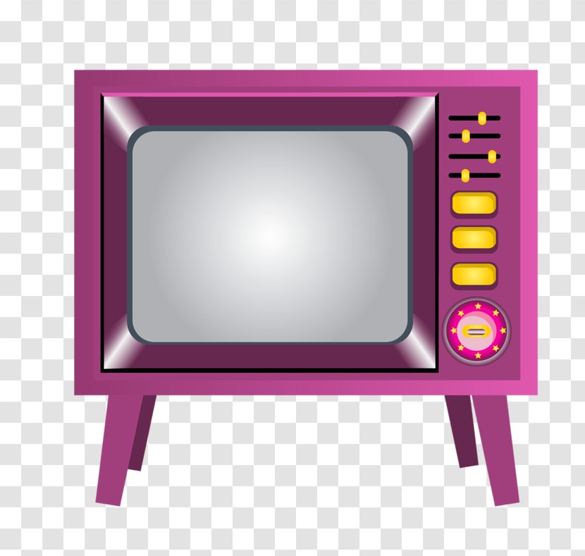 Television Cartoon - Media - Hand-painted Microwave Transparent PNG