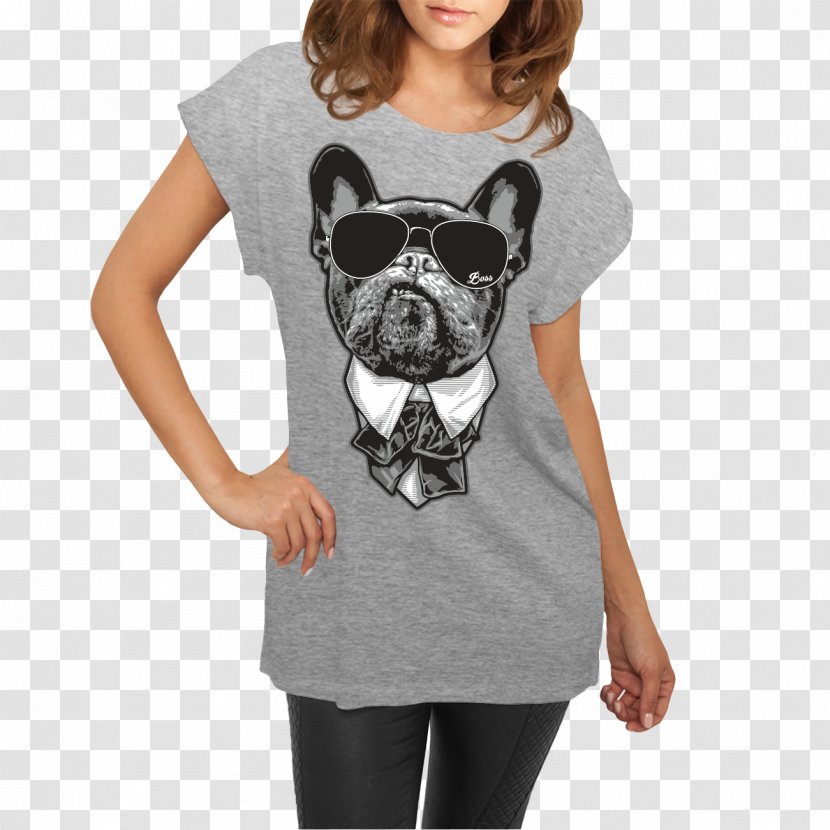 French Bulldog T-shirt Olde English Bulldogge Sleeve - Non Sporting Group Transparent PNG