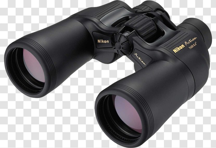 Nikon Action EX 12x50 Binoculars Extreme 10 X 50mm Binocular Aculon A30 - Optics - Image-stabilized Transparent PNG