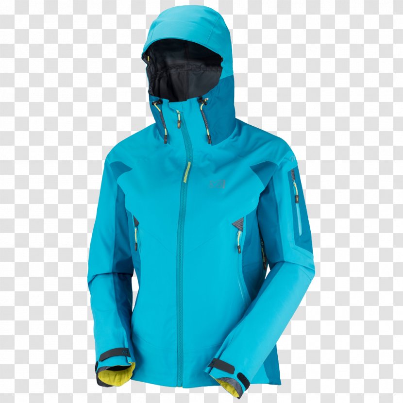 Helly Hansen Jacket Clothing Ski Suit Raincoat - Turquoise - Millet Transparent PNG