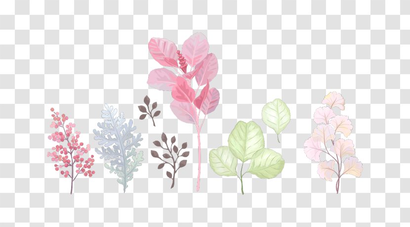Watercolor Painting Watercolour Flowers Leaf - Plant Stem Transparent PNG