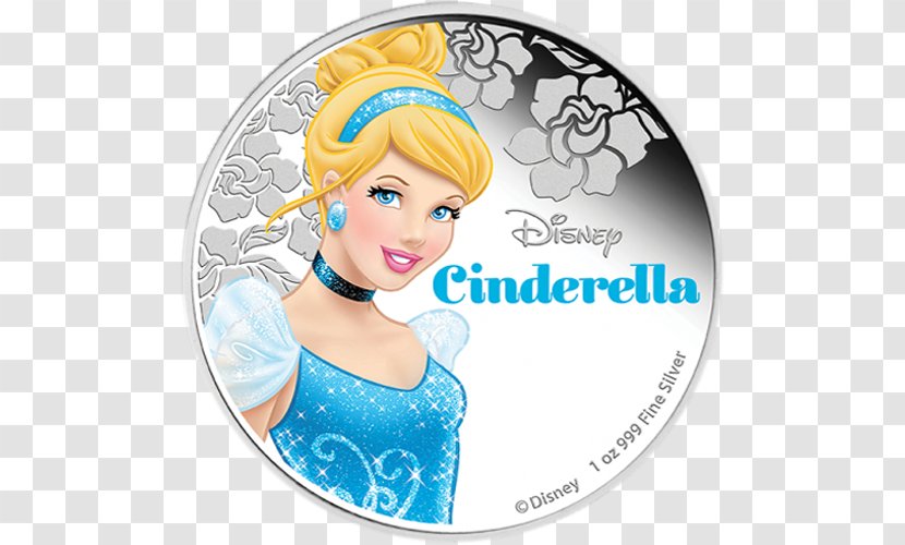 Cinderella Askepot Perth Mint Coin Silver - Silhouette Transparent PNG