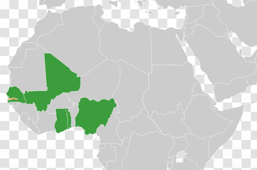 ECOWAS Military Intervention In The Gambia West Africa Organization Map Militant - World Transparent PNG