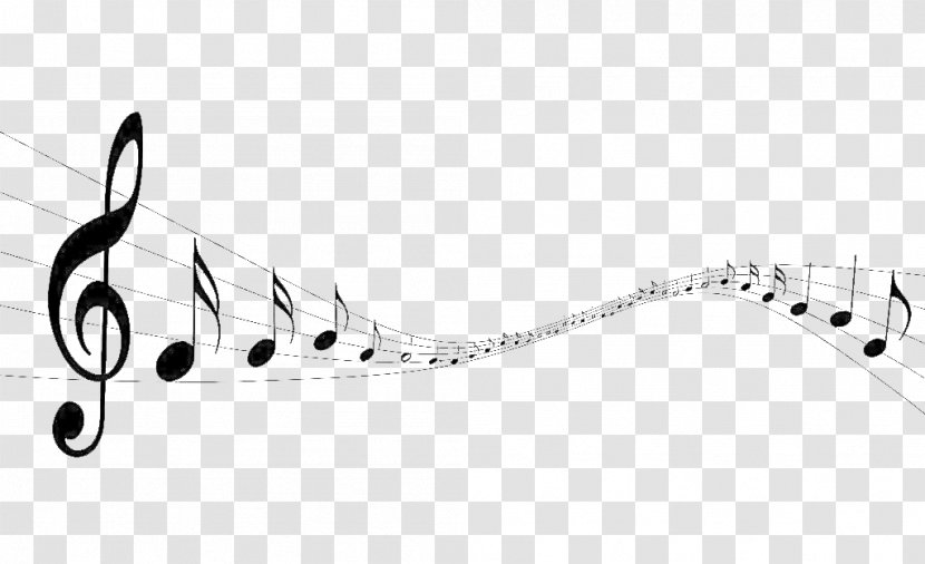 Musical Note Black And White Wallpaper - Frame - Liner Notes Transparent PNG