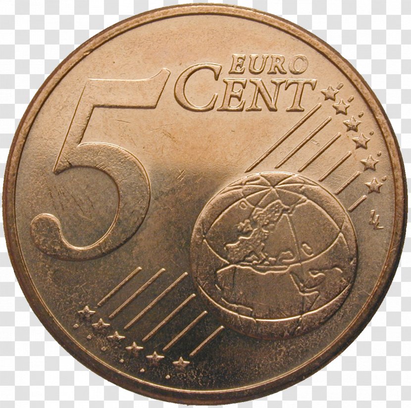 5 Cent Euro Coin 1 Nickel - Note Transparent PNG
