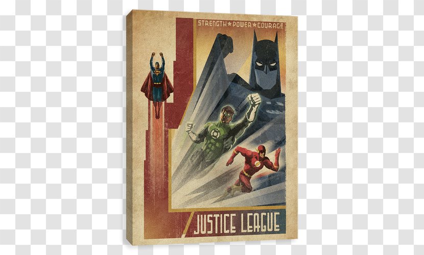 Batman Green Lantern Superman Wonder Woman Flash - Comic Book Transparent PNG