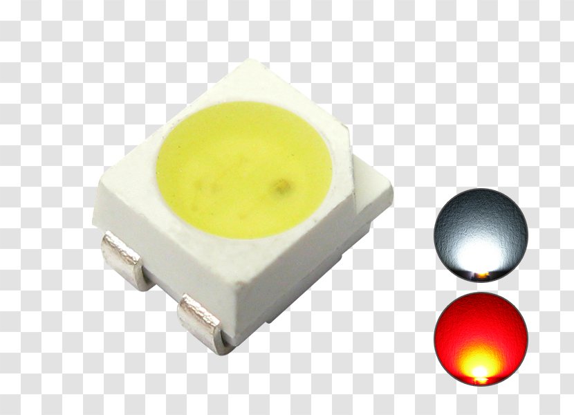 Surface-mount Technology Light-emitting Diode Yellow SMD LED Module - Throughhole - Light Transparent PNG