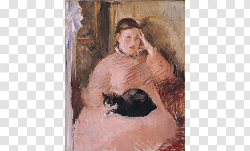 Woman With A Cat Olympia Madame Manet At The Piano Painting - Like Mammal Transparent PNG