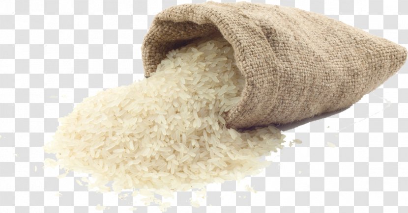 Rice Cake Basmati Gunny Sack Food - Textile Transparent PNG