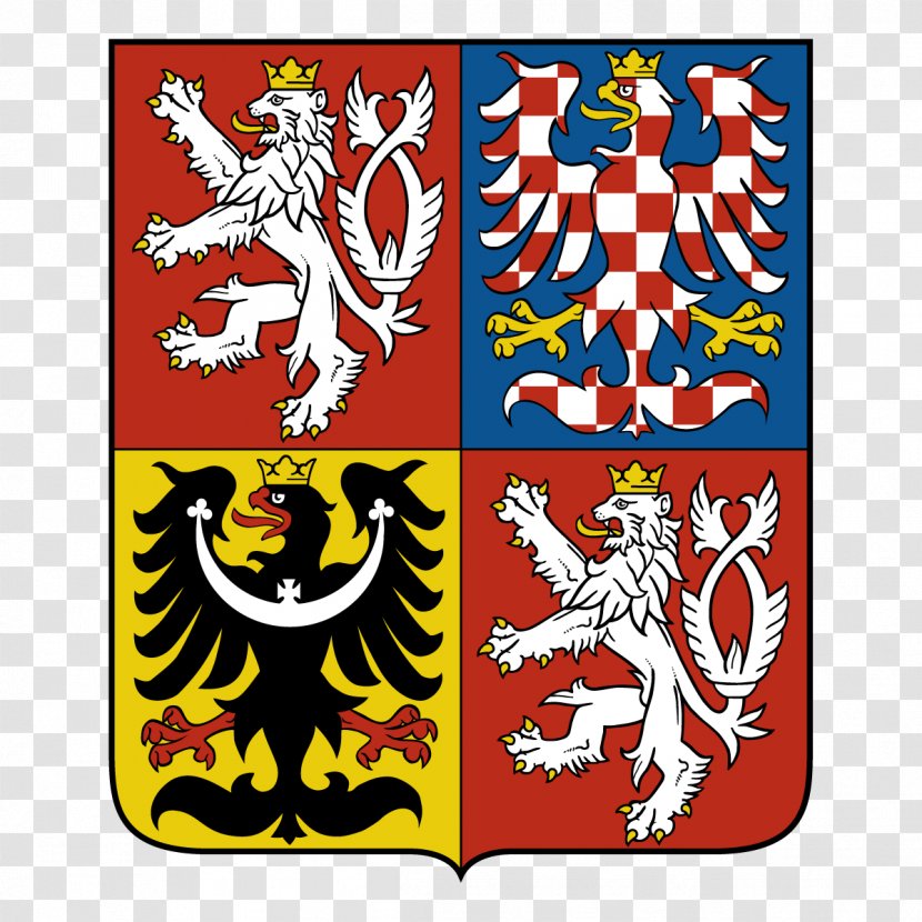 Coat Of Arms The Czech Republic Bohemia T-shirt Heraldry - Art Transparent PNG