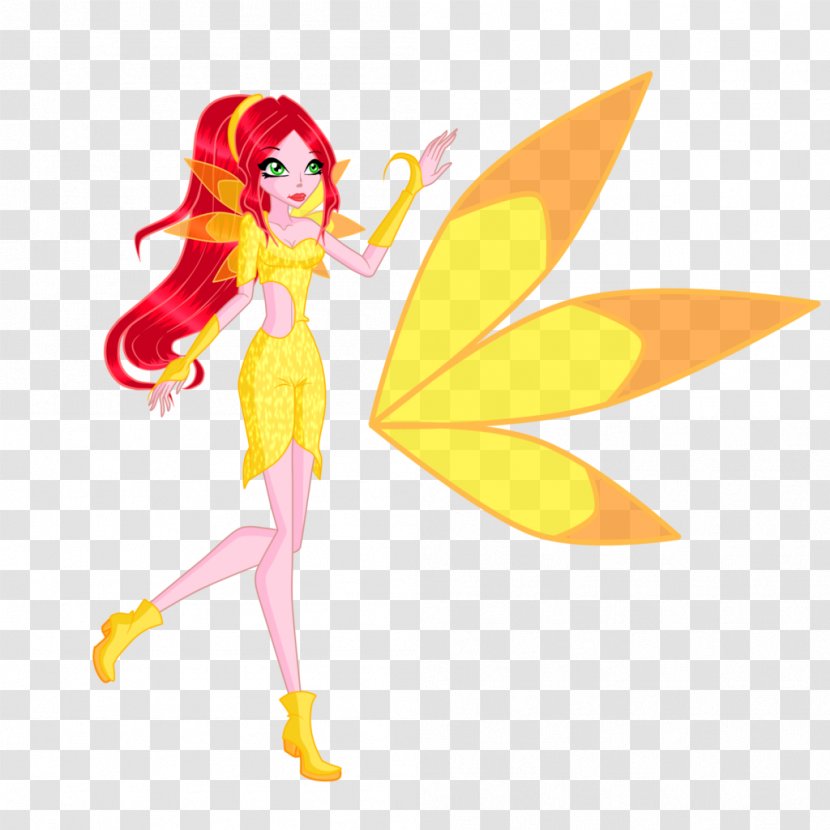 Drawing Fairy Barbie - Winx Club - Electric Sparks Transparent PNG
