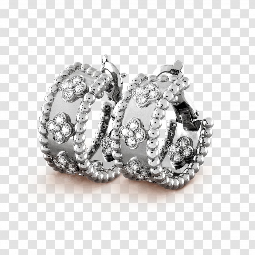 Earring Van Cleef & Arpels Jewellery Pearl Diamond Transparent PNG