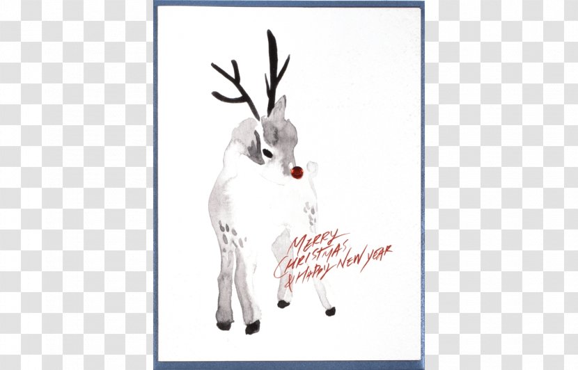 Paper Reindeer Watercolor Painting Vertebrate - Character - Peter Rabbit Transparent PNG