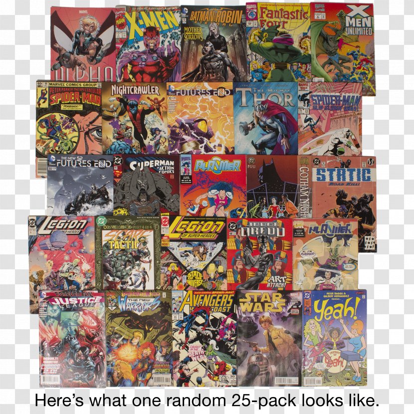 Magneto Legion Of Super-Heroes L.E.G.I.O.N. Collage - Superheroes - Cloud Comic Transparent PNG