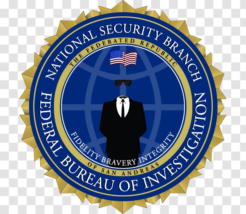 Google Logo Organization Badge Emblem - Fbi Transparent PNG