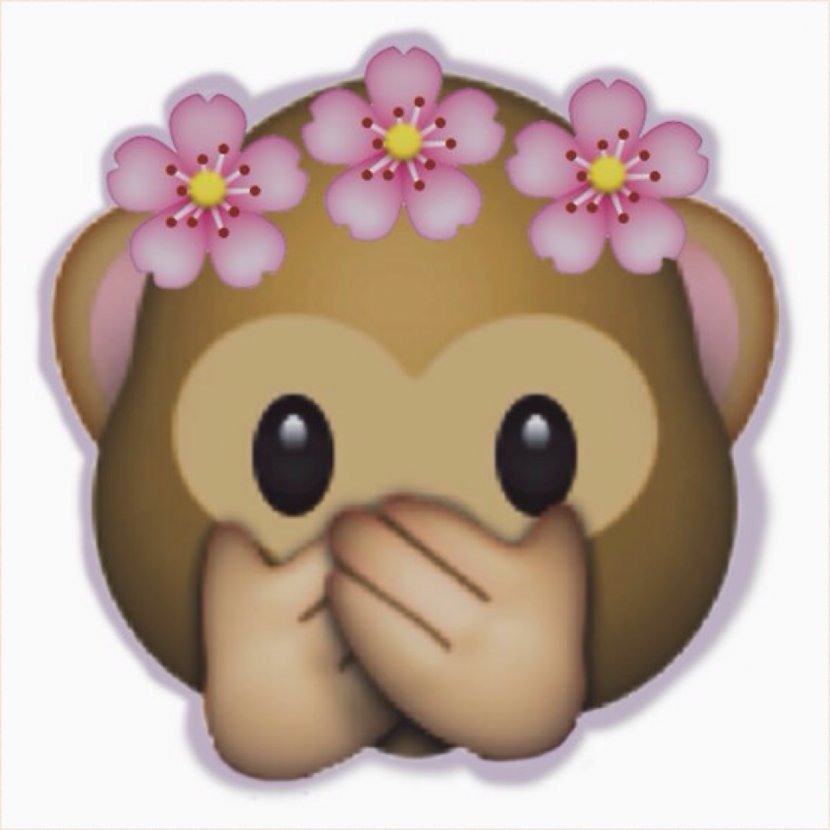 Pile Of Poo Emoji Sticker Flower Monkey - Sign Transparent PNG