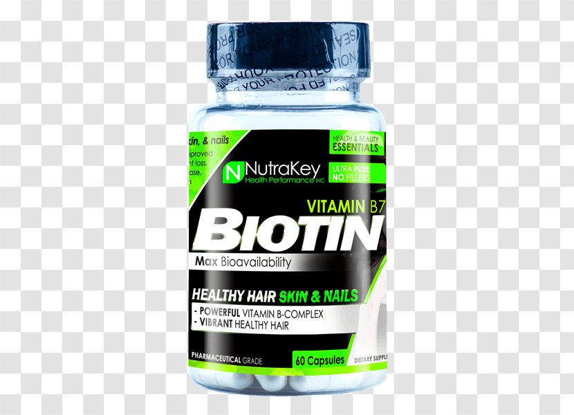 Biotin Dietary Supplement Vitamin Nutrient Capsule - Tablet - Health Transparent PNG