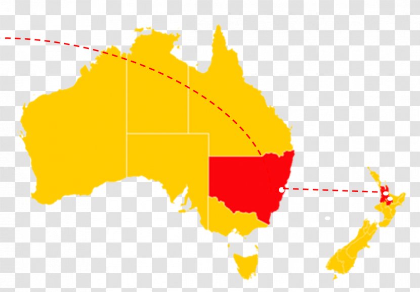 Australia Vector Map - Blank Transparent PNG