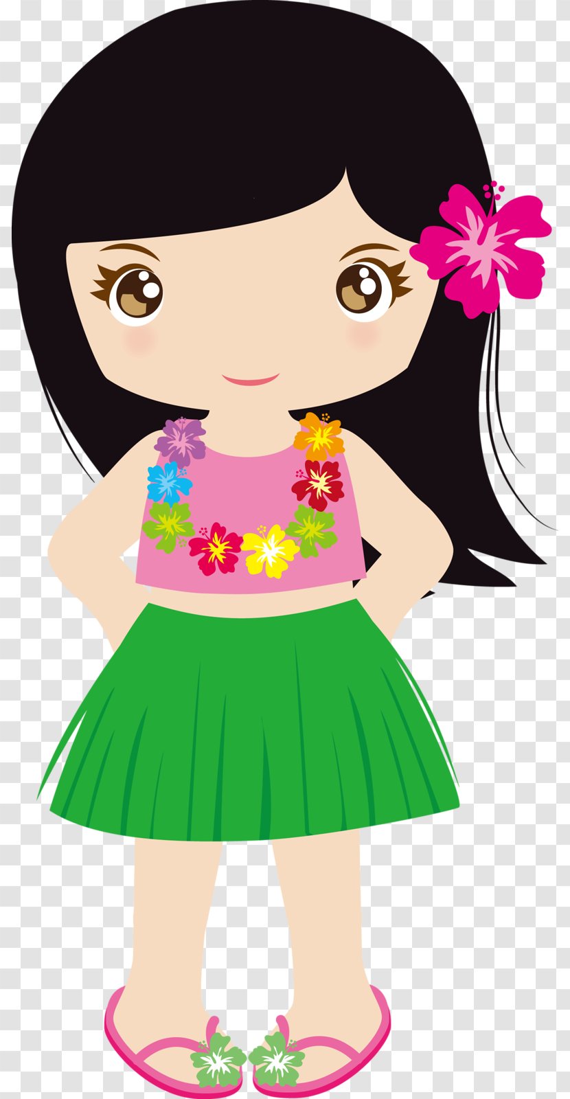 Hawaiian Aloha Drawing Clip Art - Silhouette - Summer Transparent PNG