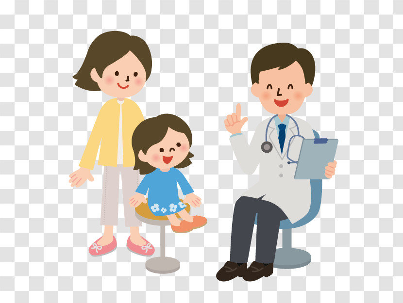 Cartoon People Sharing Gesture Child Transparent PNG