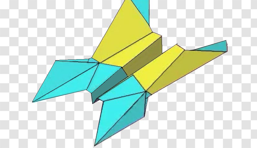 Airplane Paper Plane Origami Flight - Fold Paperrplane Transparent PNG