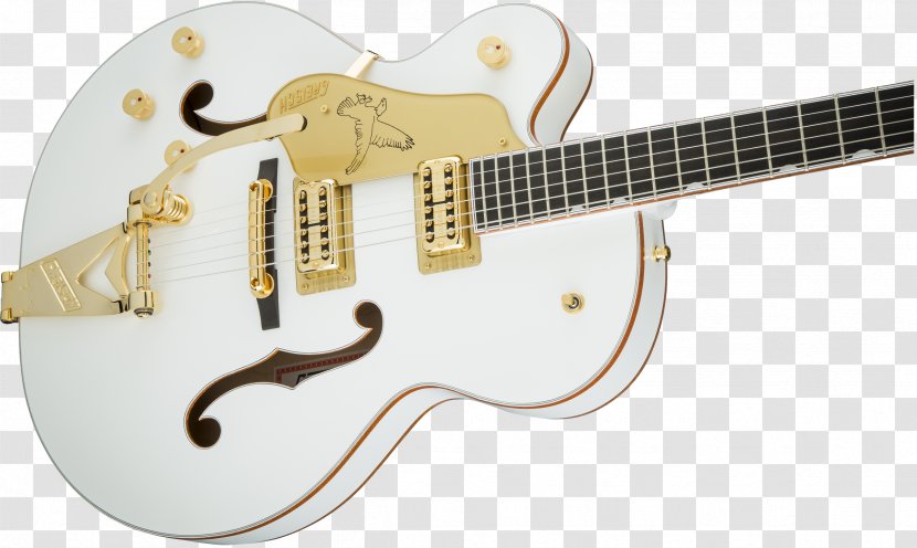 Acoustic-electric Guitar Acoustic Gretsch White Falcon - Electric Transparent PNG