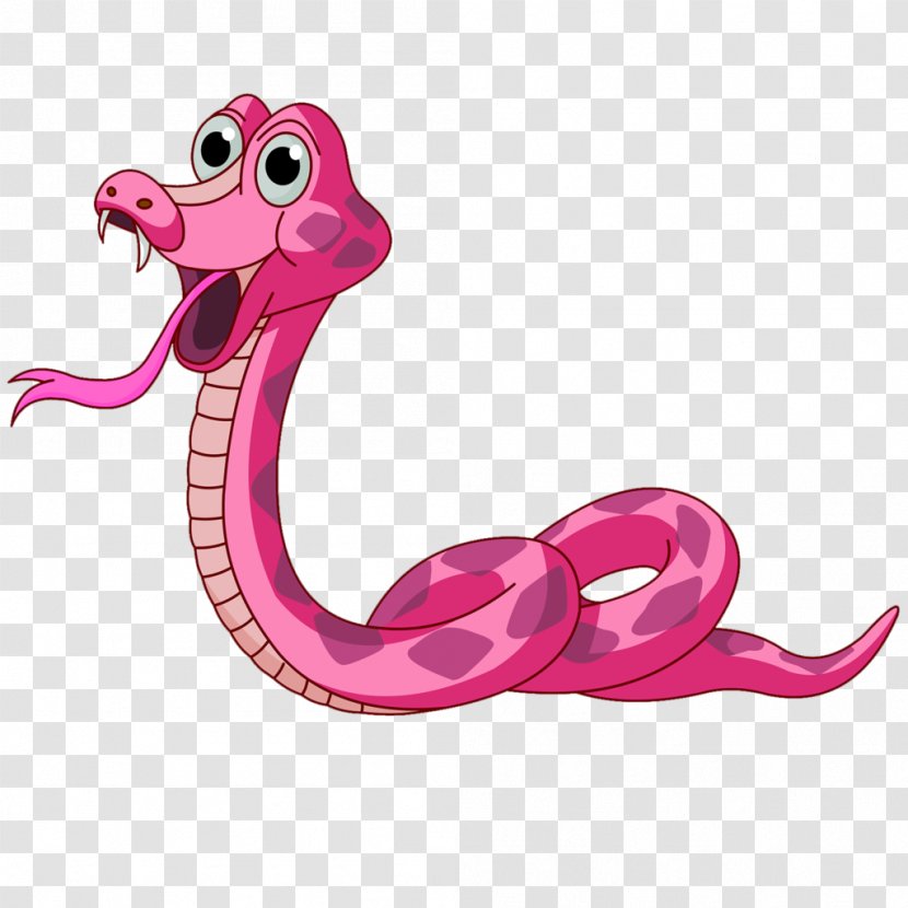 Snake King Cobra Clip Art - Pink Transparent PNG