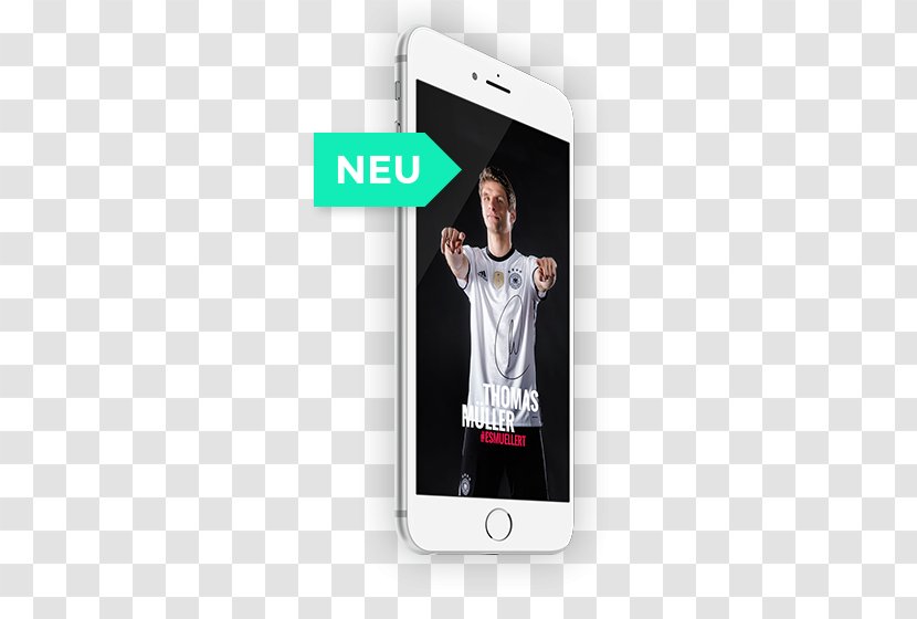Smartphone Mobile Phones Desktop Wallpaper Football Player Portable Media - Phone - Thomas Mueller Transparent PNG