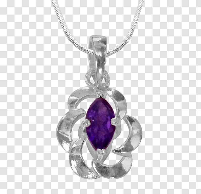 Amethyst Charms & Pendants Necklace Body Jewellery Transparent PNG