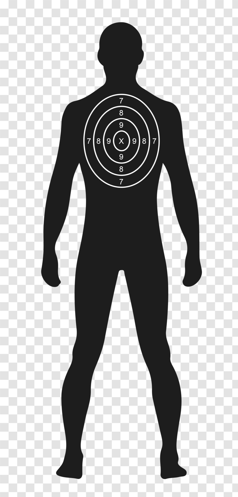 Shooting Target Human Practice Gun Homo Sapiens Character - Watercolor Transparent PNG
