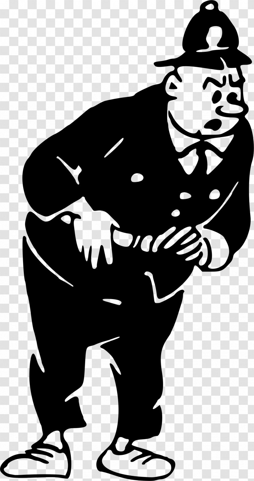 Drawing Clip Art - Standing - Policeman Transparent PNG