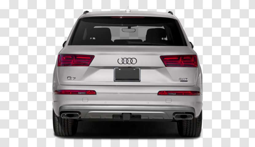 2018 Audi Q7 3.0T Premium Car Volkswagen Motor Vehicle Sunroofs - Registration Plate Transparent PNG