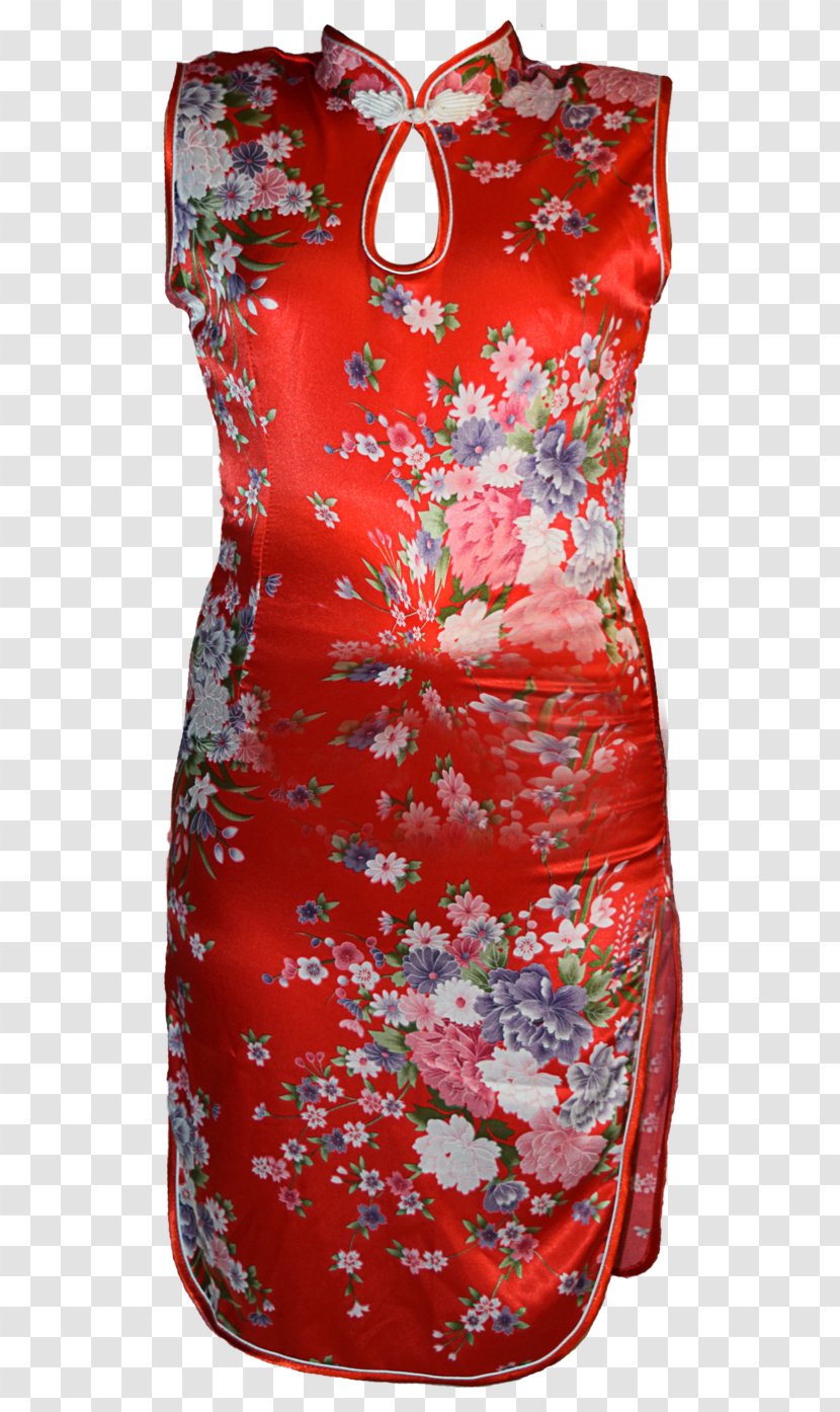 Cocktail Dress Cheongsam Chinese Clothing - Brain - Painting Transparent PNG