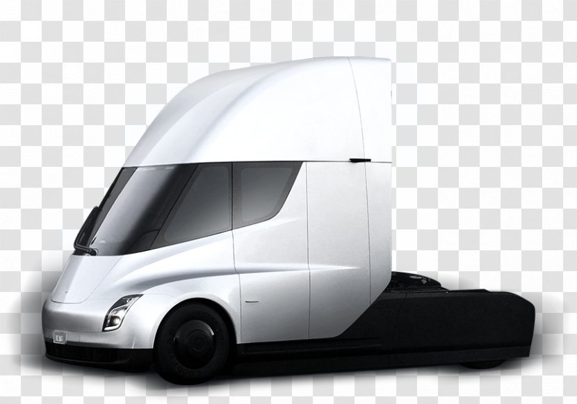 Tesla Semi Motors Car Truck - Campervans Transparent PNG