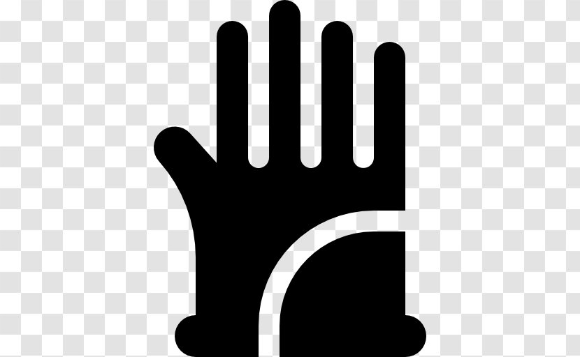 Glove Icon - Web Page - Silhouette Transparent PNG