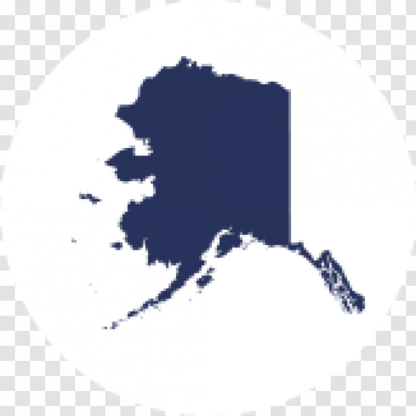 Alaska Vector Map - Silhouette Transparent PNG