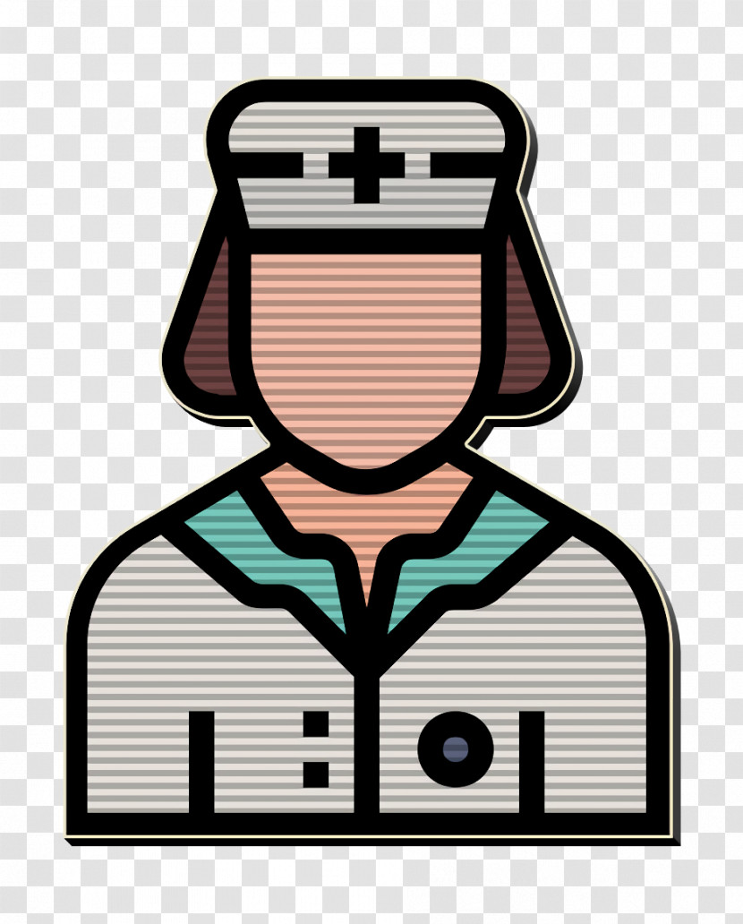 Jobs And Occupations Icon Professions And Jobs Icon Nurse Icon Transparent PNG