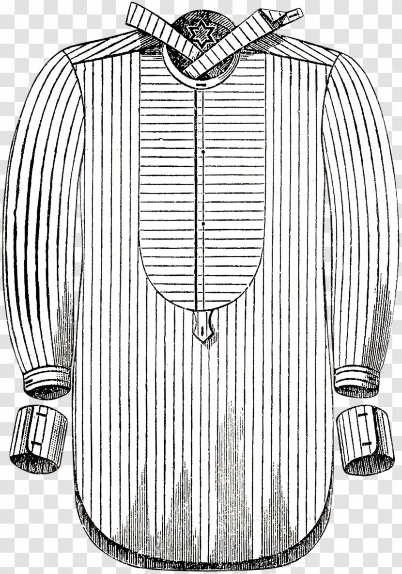 Dress Shirt Wiki Black & White M Collar Outerwear - Neck Transparent PNG