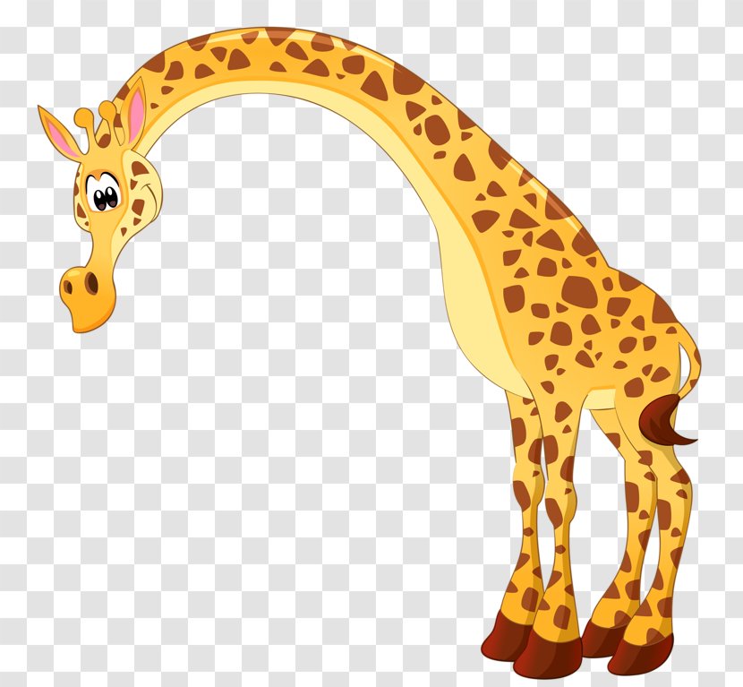 Northern Giraffe Drawing Painting Clip Art - Hand-painted Transparent PNG
