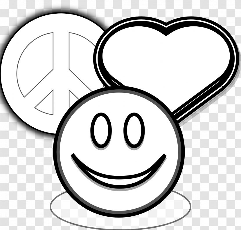 Coloring Book Peace Symbols Child - Happiness - Printable Signs Transparent PNG
