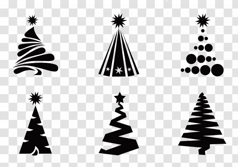 Christmas Tree Vector Graphics Day Greenery Silhouette Transparent PNG