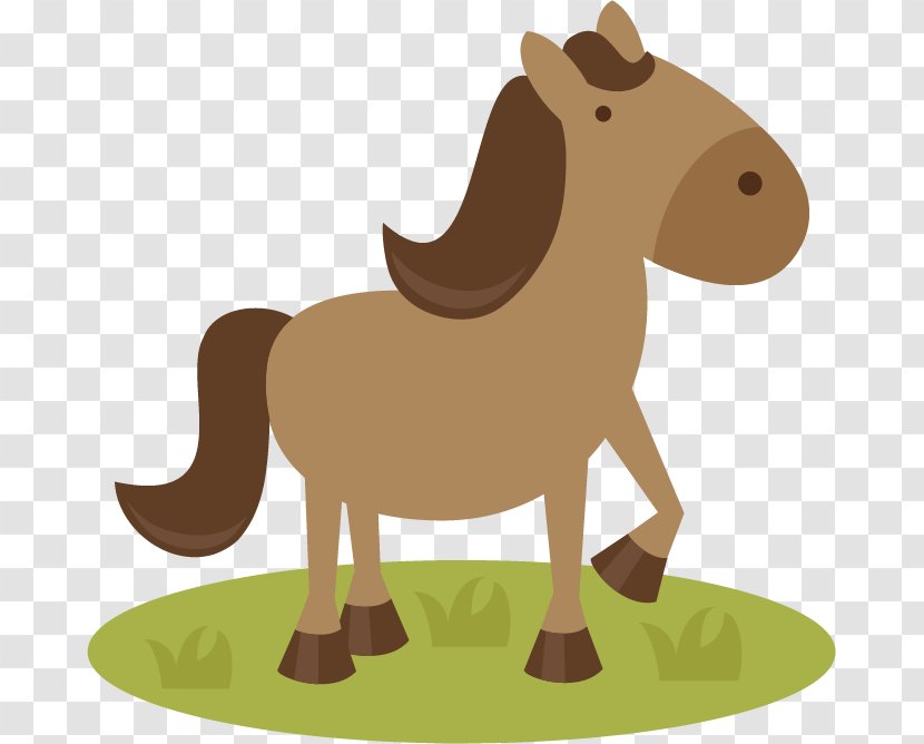 Mustang Pony Scrapbooking Clip Art - Horse - Cute Animals Transparent PNG
